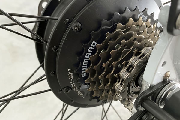 desviador de 7 velocidades de bici eléctrica hydra